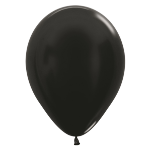 Bioloons® Luftballon 30cm Schwarz Metallic