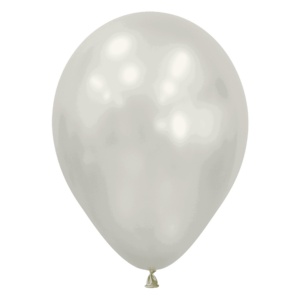 Bioloons Rundballon Weiße Auster seidenmatt (30cm) - TÜV-zertifizierte Qualität