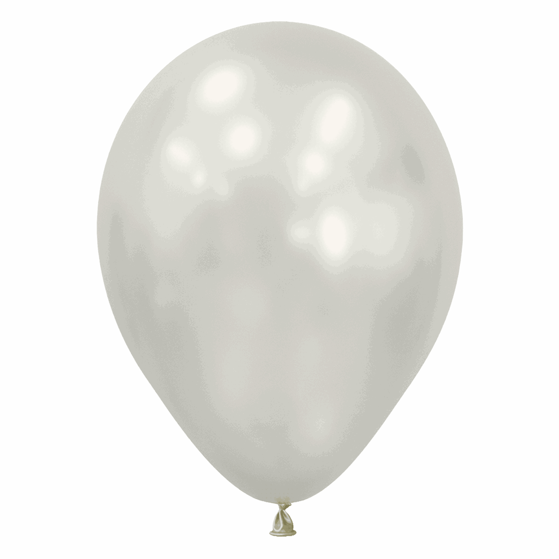 Bioloons Rundballon Weiße Auster seidenmatt (30cm) - TÜV-zertifizierte Qualität