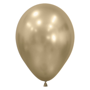 Bioloons Rundballon Goldstaub seidenmatt (30cm) - 100% Naturlatex