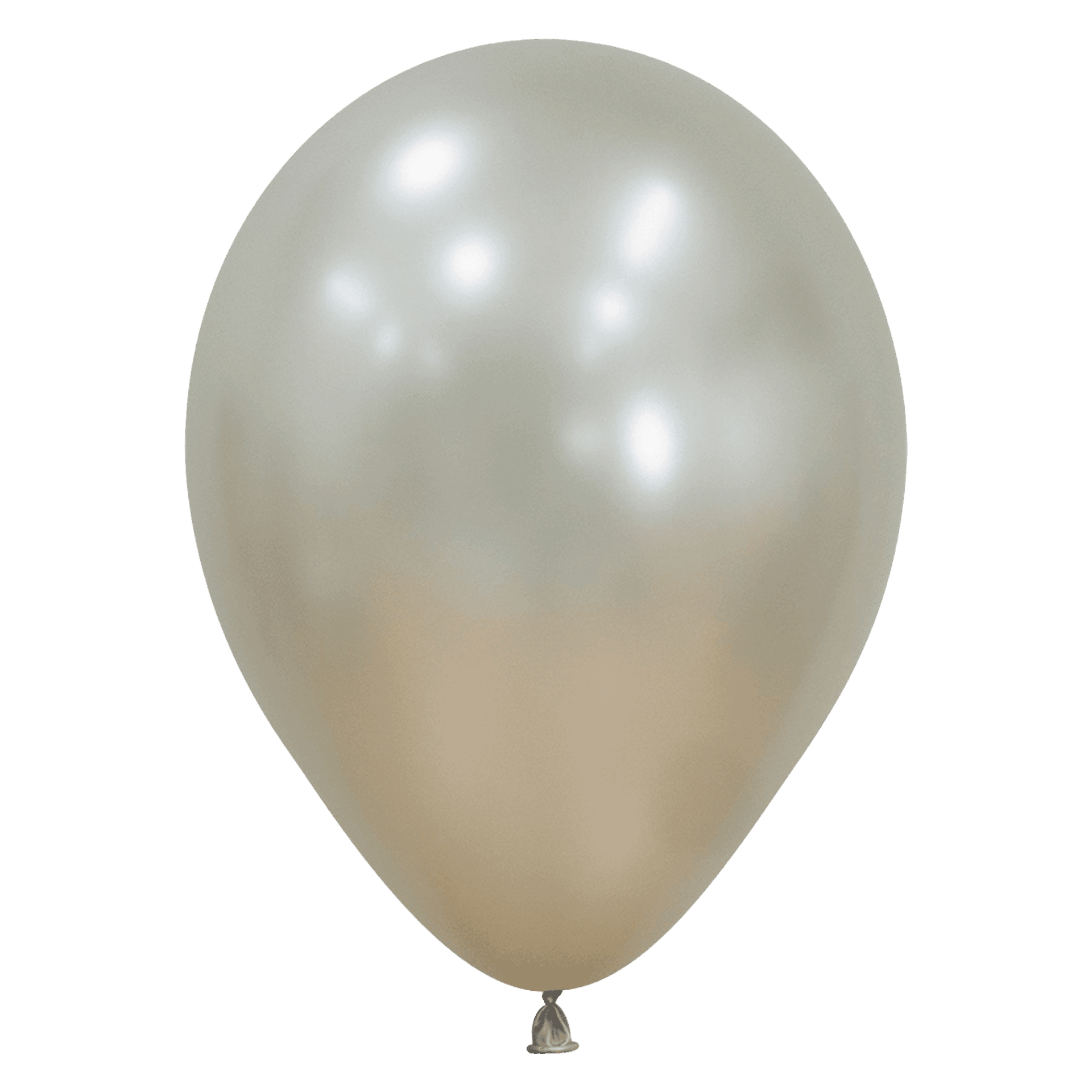 Bioloons Rundballon Creme Perle seidenmatt (30cm) - TÜV-zertifizierte Qualität
