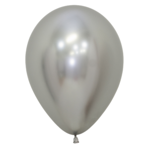 Bioloons® Luftballon 30cm Chromglanz Silber