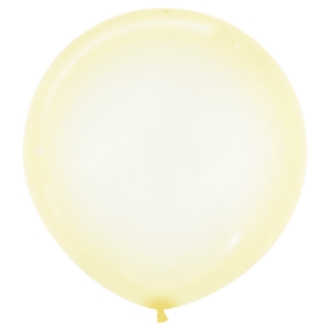 Bioloons Riesenballon Kristall Gelb (60cm) - TÜV-zertifizierte Qualität