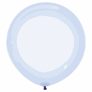 Bioloons Riesenballon Kristall Blau (60cm) - biologisch abbaubar