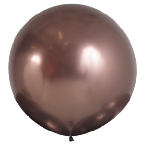 Bioloons Riesenballon Chromglanz Trüffel (60cm) - 100% Naturlatex