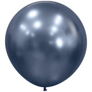 Bioloons Riesenballon Chromglanz Galaxy Blau (60cm) - biologisch abbaubar