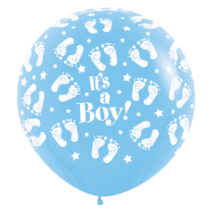 Bioloons Riesenballon Hellblau Füße