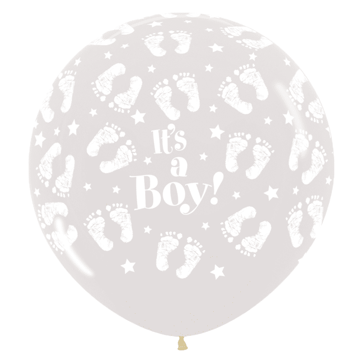 Bioloons Riesenballon Kristallklar Füße