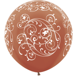 Bioloons Riesenballon Kupfer Metallic (90cm) - Premium Qualität