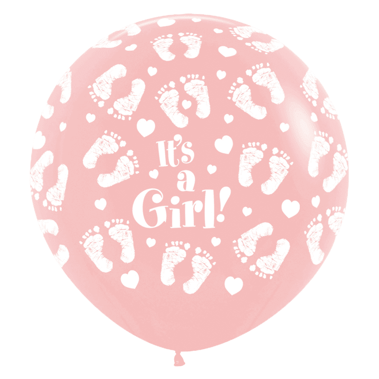 Bioloons Riesenballon Rosa Füße