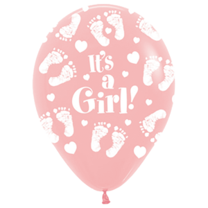 It's a Girl (12.5cm) – ideal für Geburt - plastikfrei verpackt