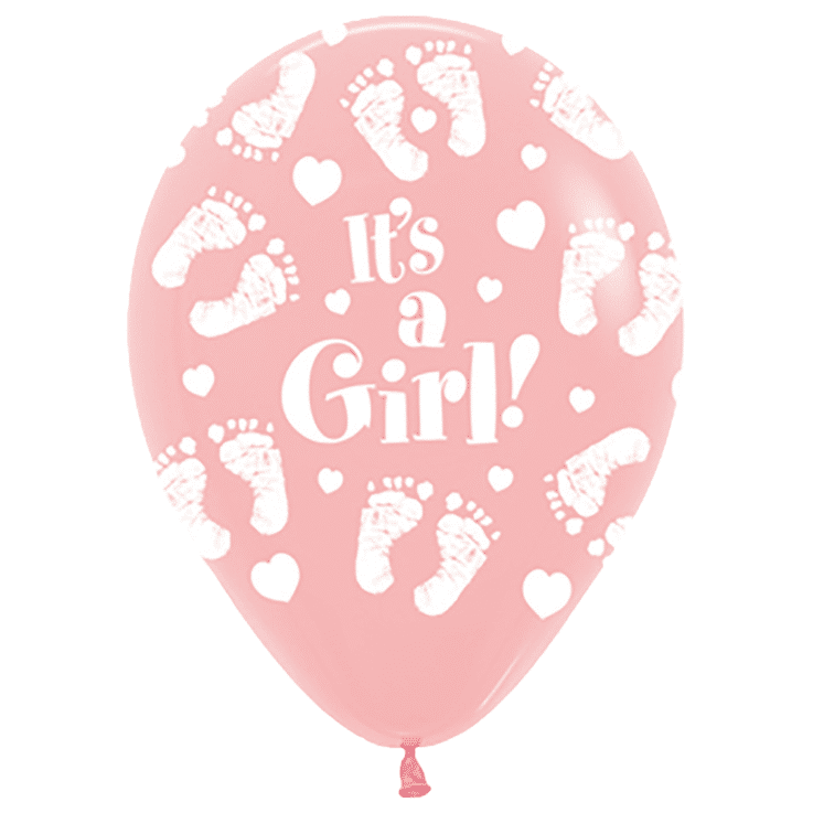 Bioloons Mini-Ballon Rosa Füße