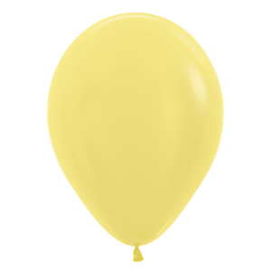 Bioloons Mini-Ballon Samt Gelb (12.5cm) - 100% Naturlatex