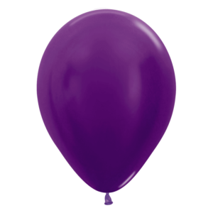 Bioloons Mini-Ballon Violett Metallic (12.5cm) - Premium Qualität