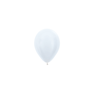 Bioloons® Mini-Luftballon 12cm Samt Weiß