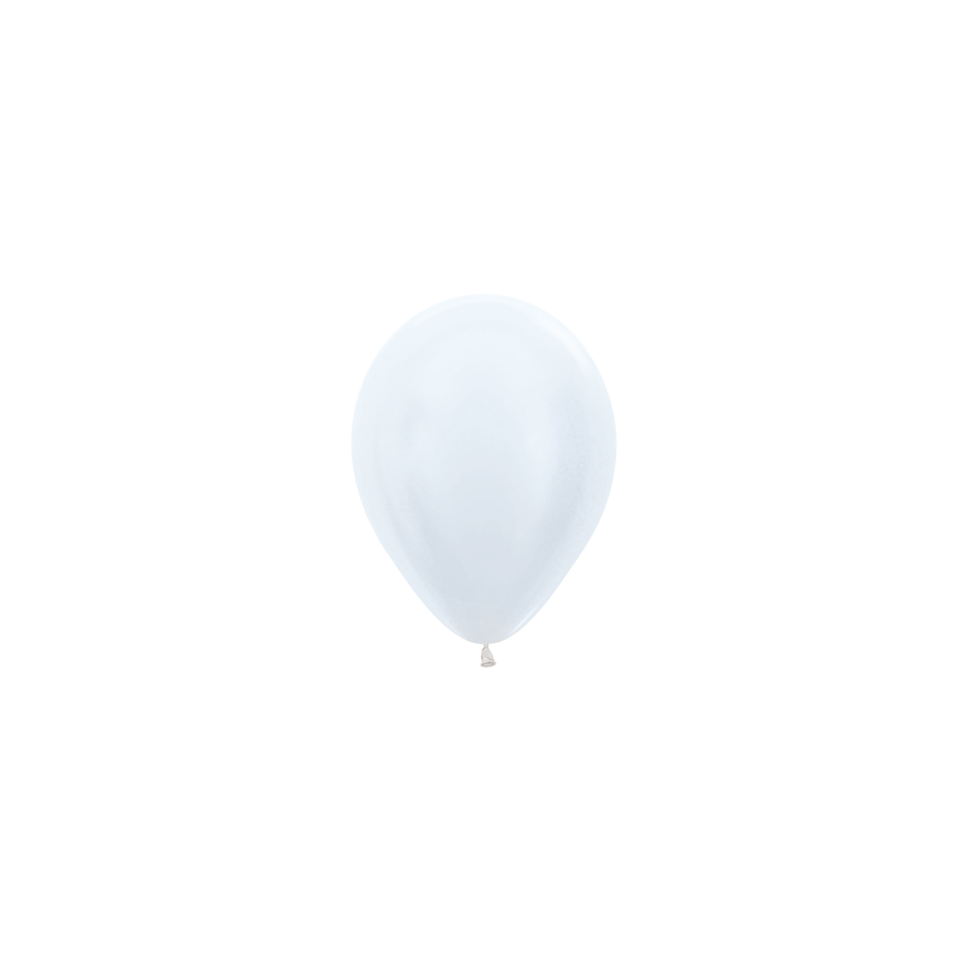 Bioloons® Mini-Luftballon 12cm Samt Weiß
