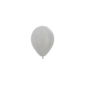 Bioloons® Mini-Luftballon 12cm Samt Silber