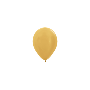 Bioloons® Mini-Luftballon 12cm Gold Metallic