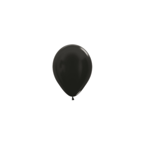 Bioloons® Mini-Luftballon 12cm Schwarz Metallic