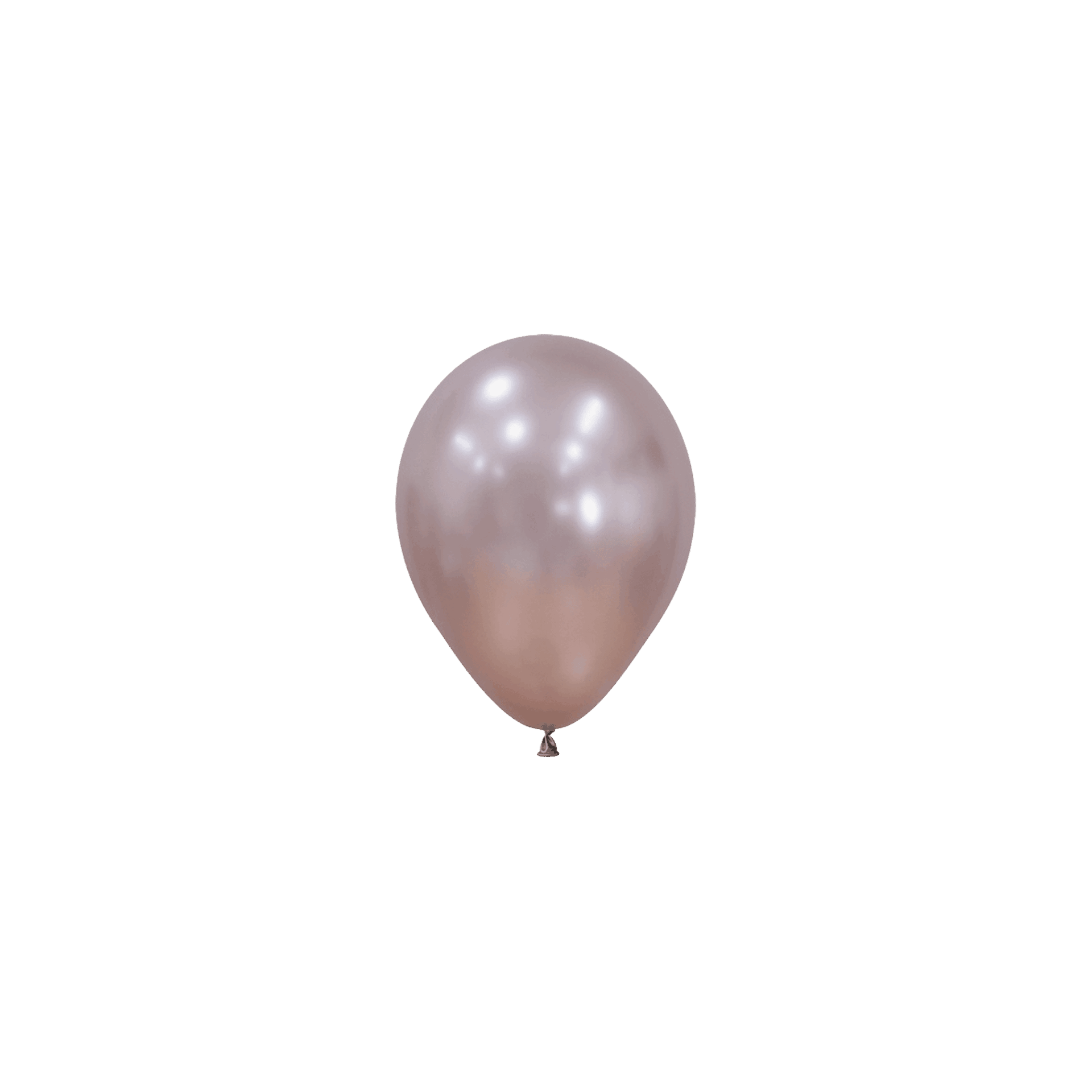Bioloons Mini-Ballon Rosa Blüte seidenmatt (12.5cm) - 100% Naturlatex
