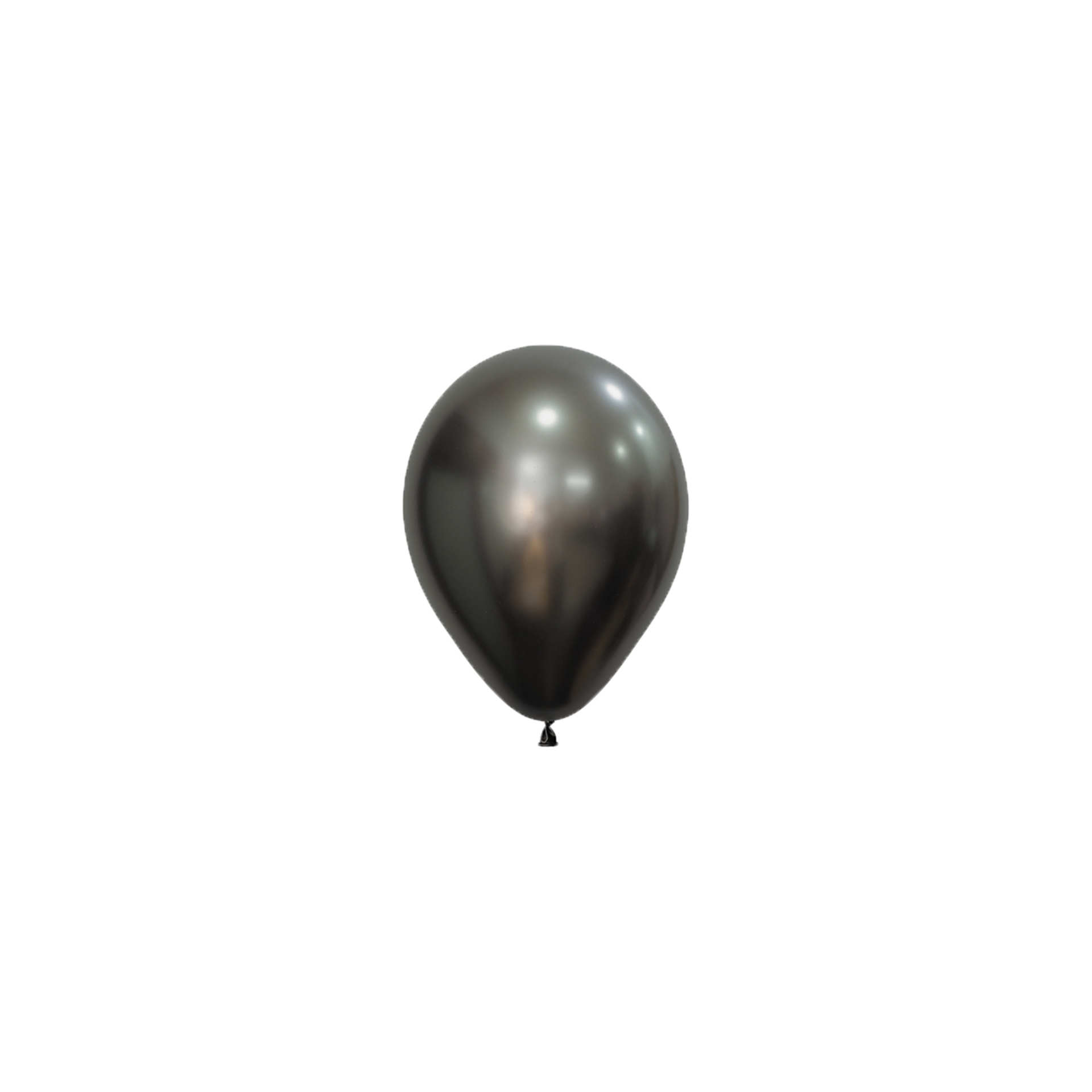 Bioloons Mini-Ballon Mitternachts-Grau seidenmatt (12.5cm) - für Dekorationen