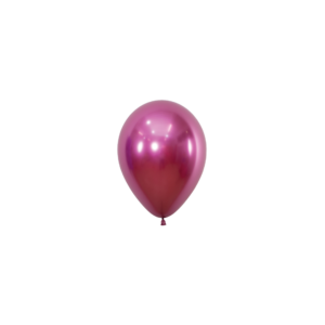 Bioloons® Mini-Luftballon 12cm Chromglanz Pink