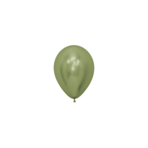 Bioloons® Mini-Luftballon 12cm Chromglanz Grün