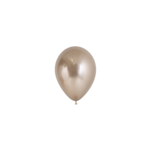 Bioloons® Mini-Luftballon 12cm Chromglanz Champagner