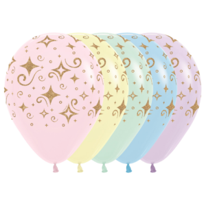 Bioloons Rundballon bunt sortiert Diamanten