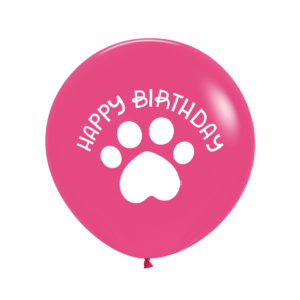 Bioloons Riesenballon Pink Happy Birthday