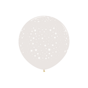 Bioloons Riesenballon Kristallklar Sterne (60cm) – ideal für Dekoration - Frei von Schadstoffen