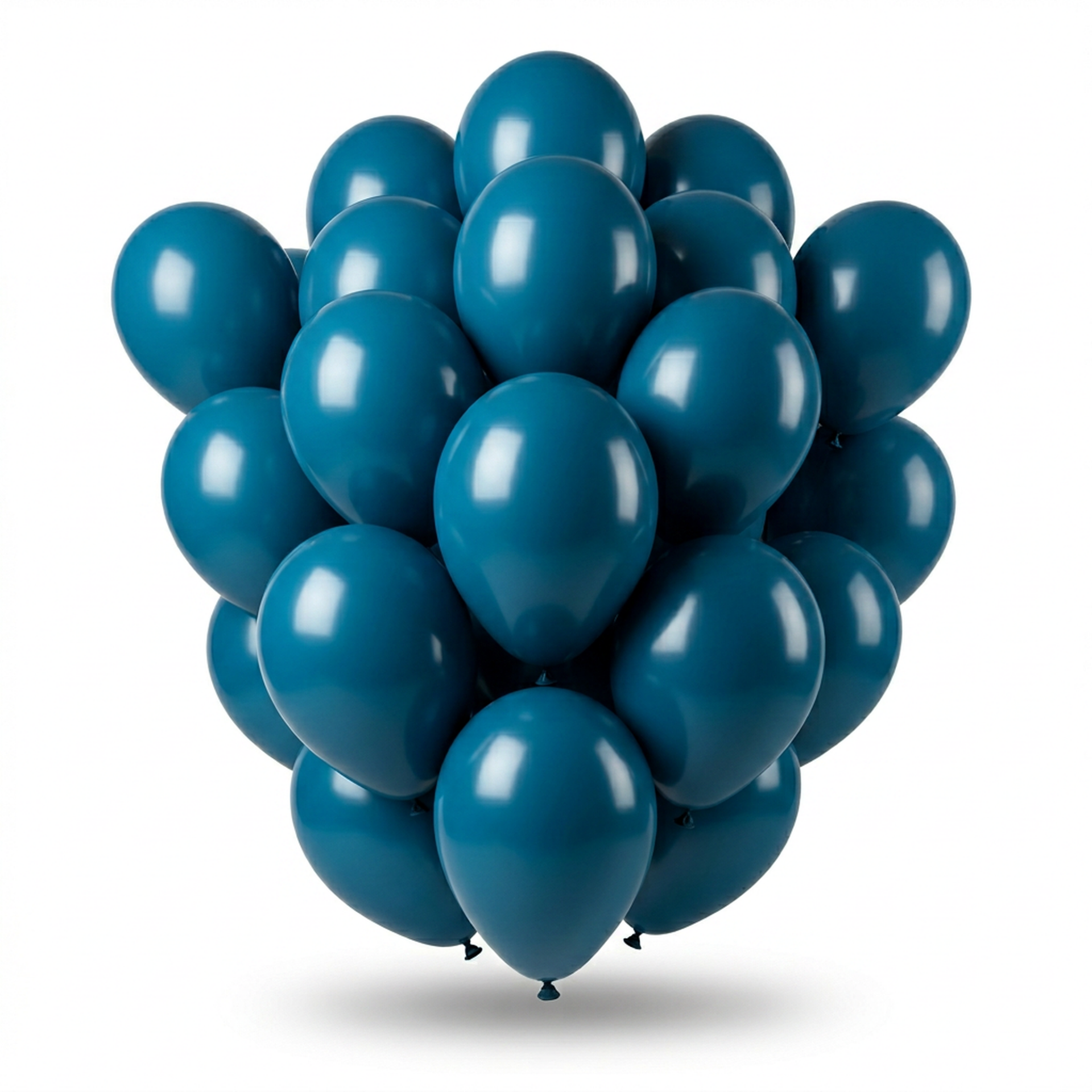 Traube aus Luftballons in Azurblau 30 cm aus 100% Naturlatex — Bioloons