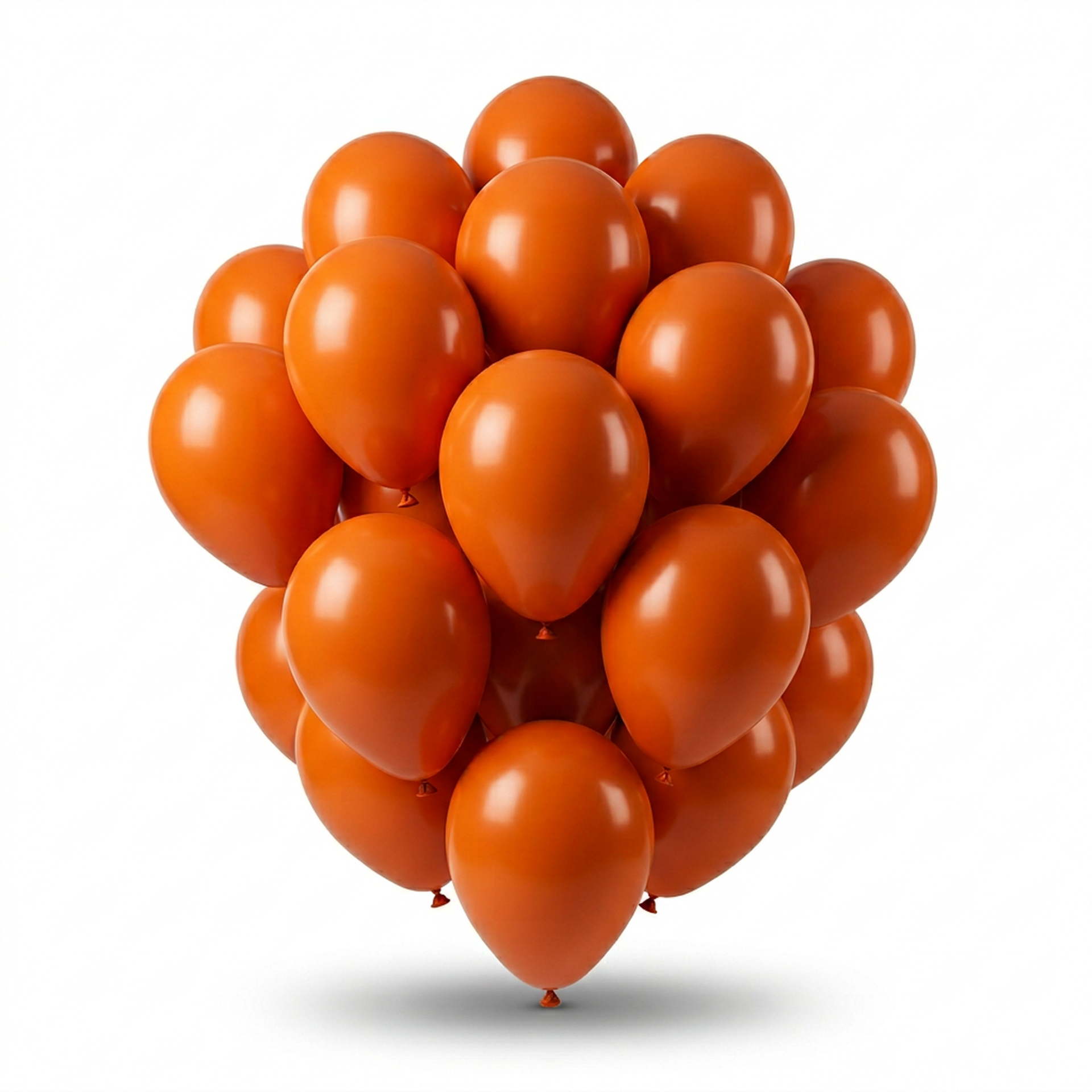 Traube aus Luftballons in Dunkelorange 30 cm aus 100% Naturlatex — Bioloons