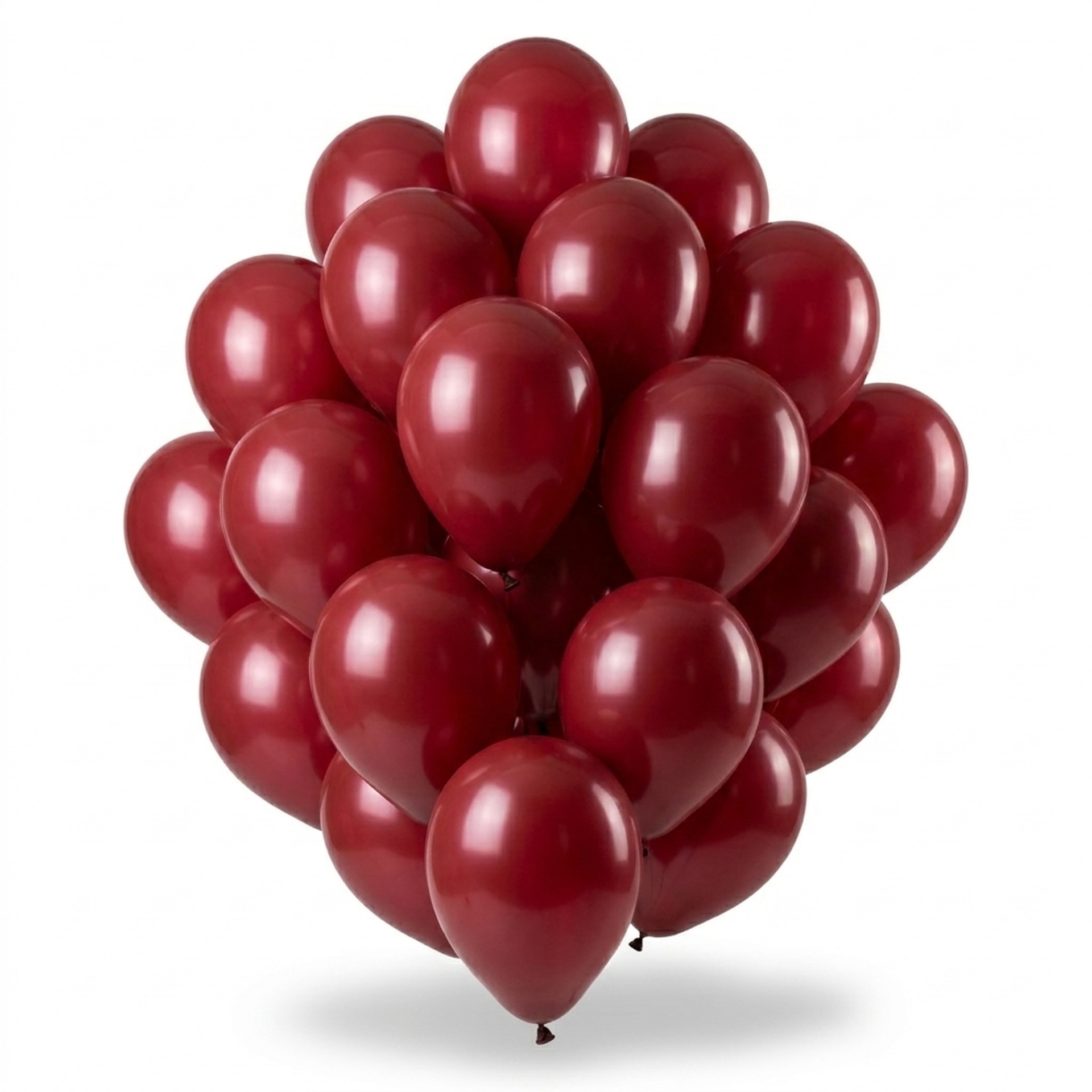 Traube aus Luftballons in Kirschrot 30 cm aus 100% Naturlatex — Bioloons