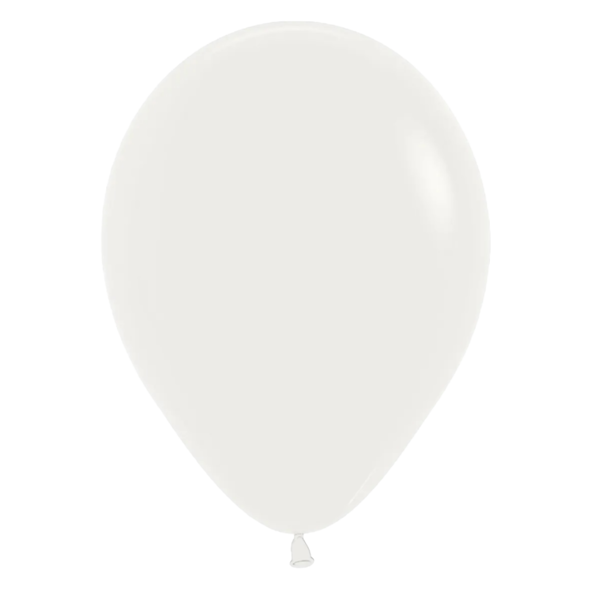 Bioloons Rundballon Mandel-Weiß (30cm) - plastikfrei verpackt