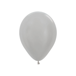 Bioloons® Luftballon 23cm Samt Silber