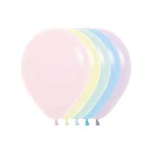 Bioloons® Luftballon 23cm Pastell Mischung (50 Stück)