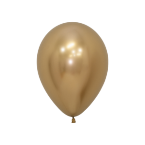 Bioloons® Luftballon 23cm Chromglanz Gold
