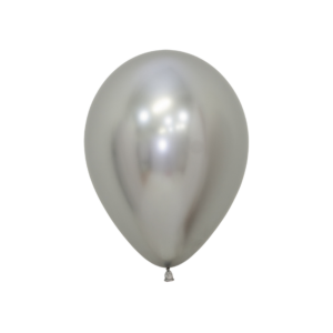 Bioloons® Luftballon 23cm Chromglanz Silber